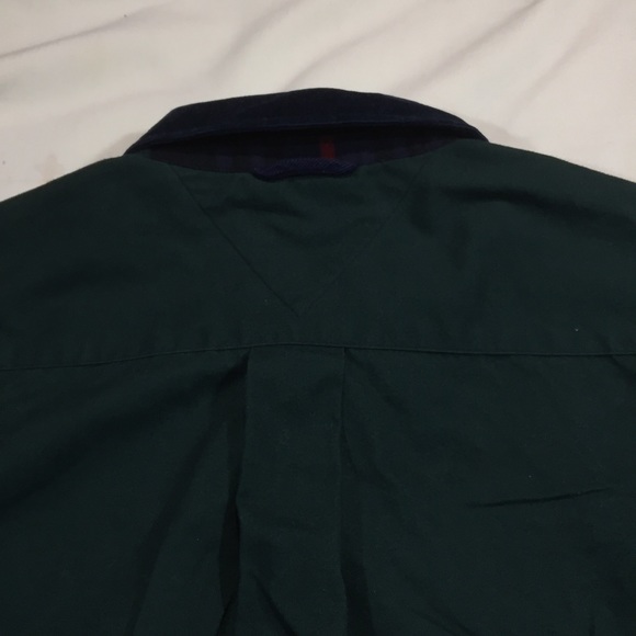 Vtg Tommy Hilfiger Green Plaid Button Down Shirt M - Picture 8 of 8